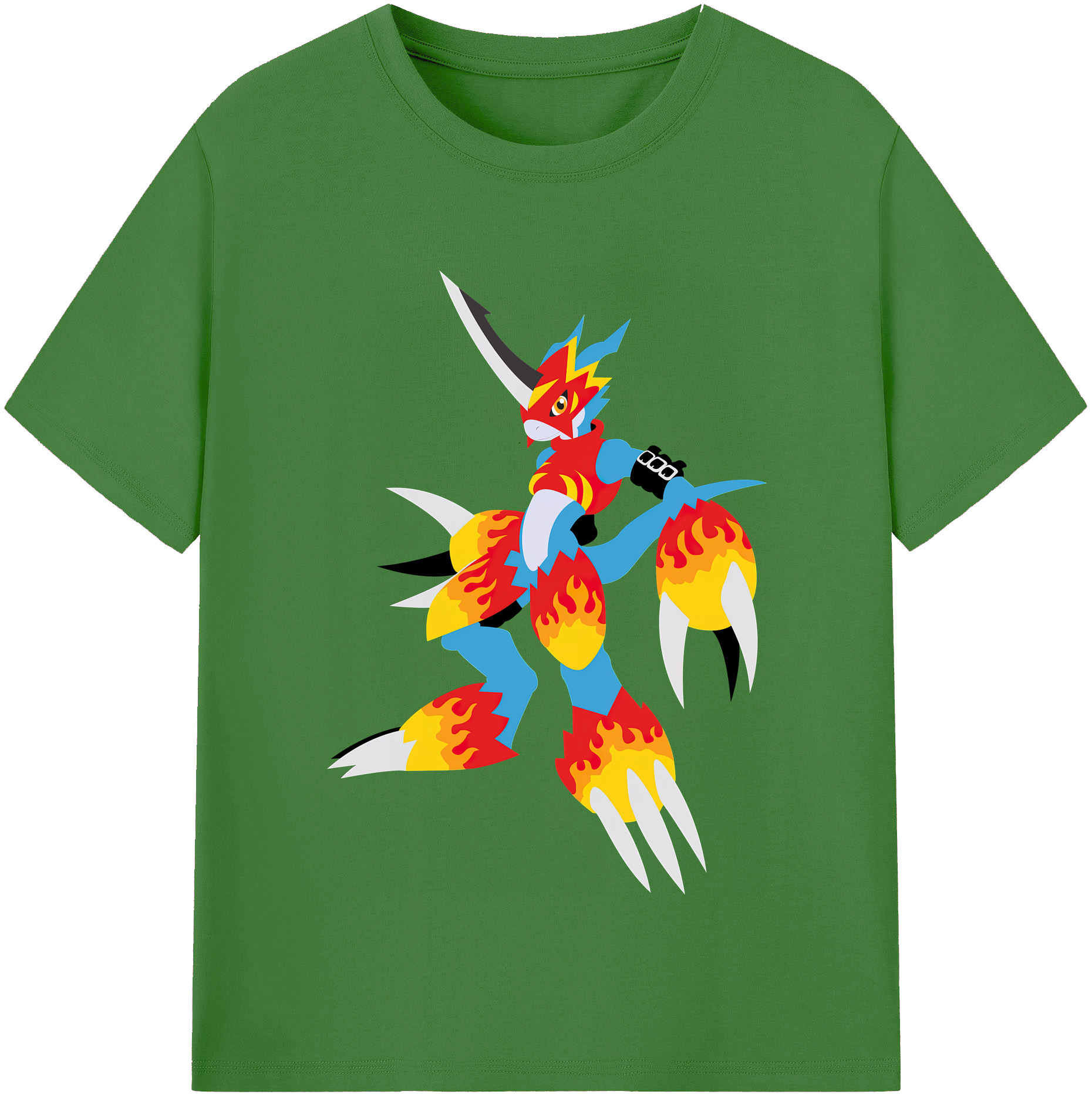 （画像用） Digimon デジタルモンスター/デジモン レディースカジュアルプリントTシャツ（綿100％）